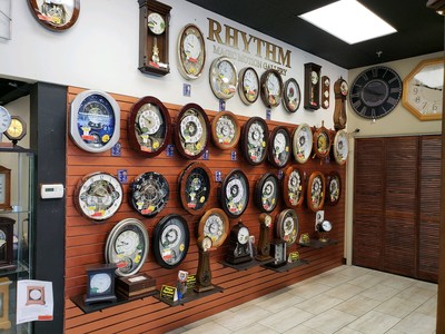 Rhythm clocks at The Clock Shop